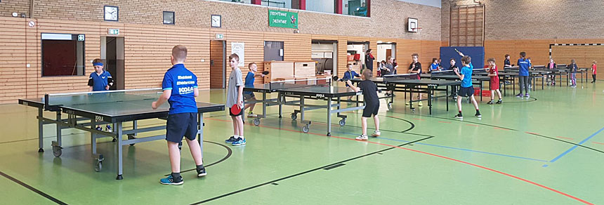 Talentiade Tischtennis Talentsichtung